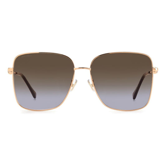 Jimmy Choo Sonnenbrille aus goldenem Metall