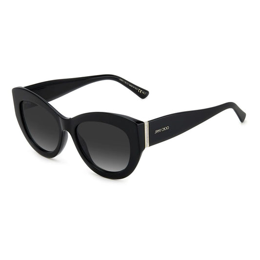 Jimmy Choo – Schwarze Acetat-Sonnenbrille