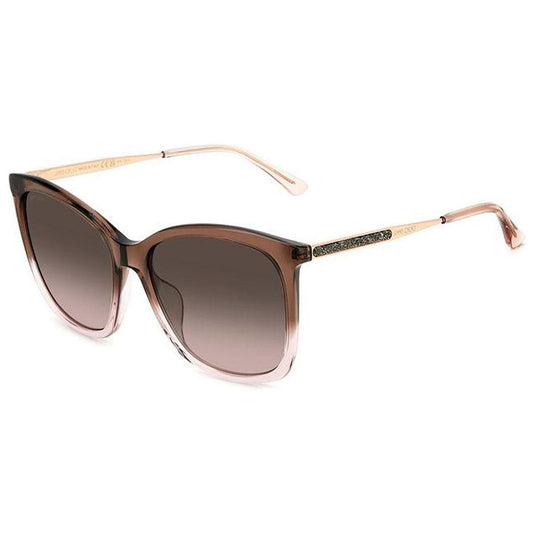 Jimmy Choo – Braune Acetat-Sonnenbrille