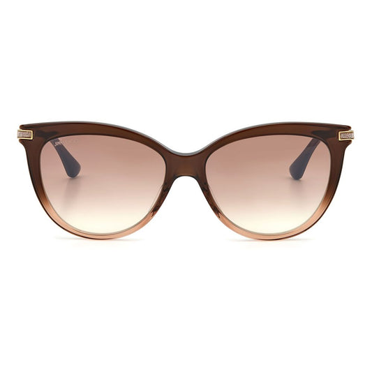 Jimmy Choo – Braune Acetat-Sonnenbrille