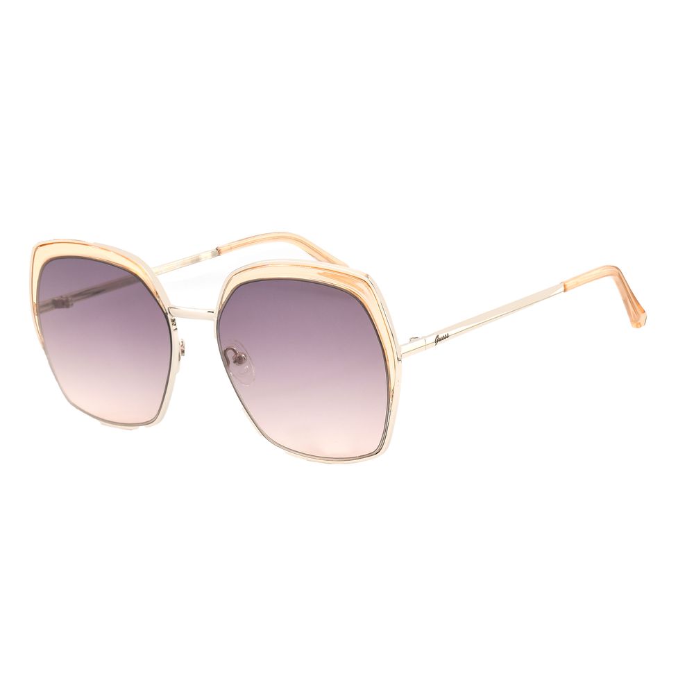 Guess – Sonnenbrille aus goldenem Metall