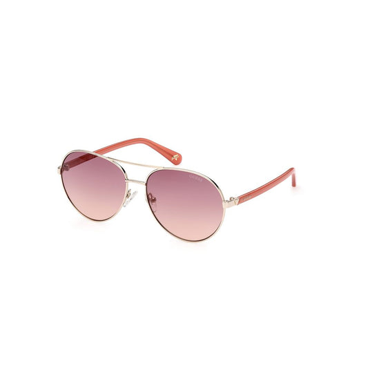 Guess – Sonnenbrille aus goldenem Metall