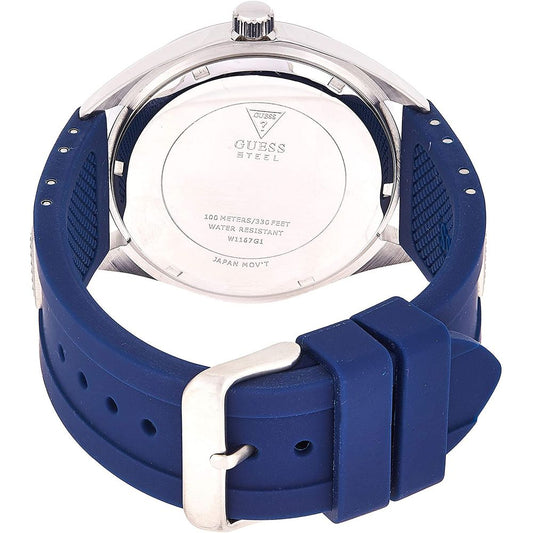 Guess Blue Synthetik-Sportuhr