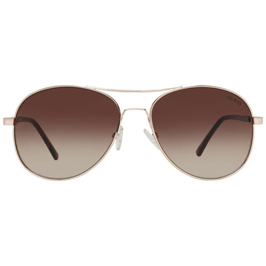 Guess – Sonnenbrille aus goldenem Metall