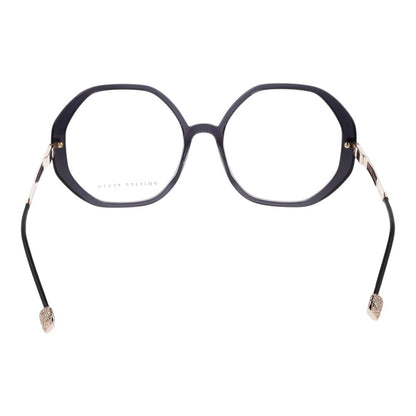 Philipp Plein Brille (Gestell) aus grauem Celluloseacetat