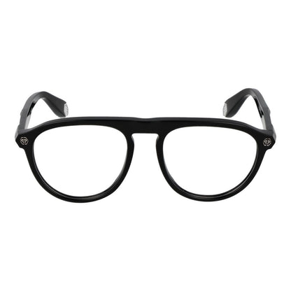 Philipp Plein Schwarze Brillenfassung aus Celluloseacetat