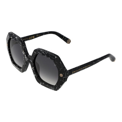 Philipp Plein Schwarze Damen-Sonnenbrille