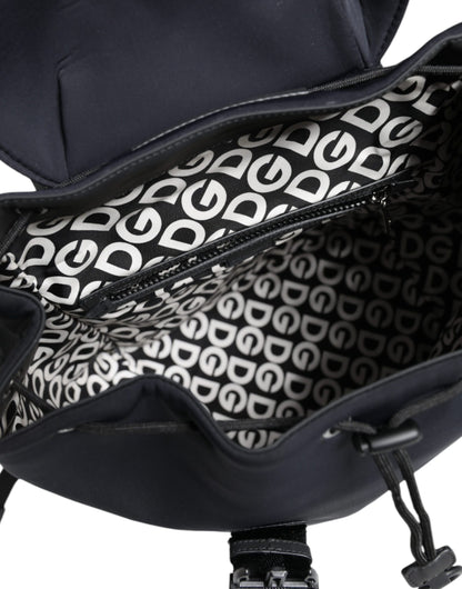 Dolce &amp; Gabbana – Schwarzer Reiserucksack aus Neopren „DG Mania“