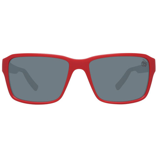 Timberland Sonnenbrille aus rotem Kunststoff
