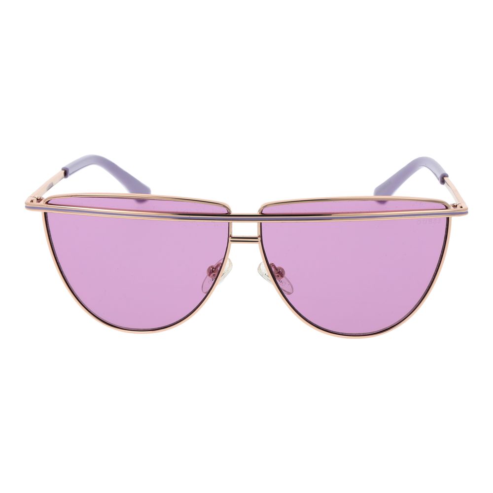 Guess Sonnenbrille aus roségoldfarbenem Metall