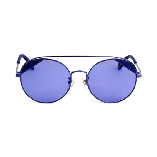Police Sonnenbrille aus Metall in Blau