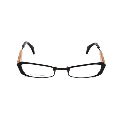 Alexander McQueen Schwarze Metallbrille (Gestell)
