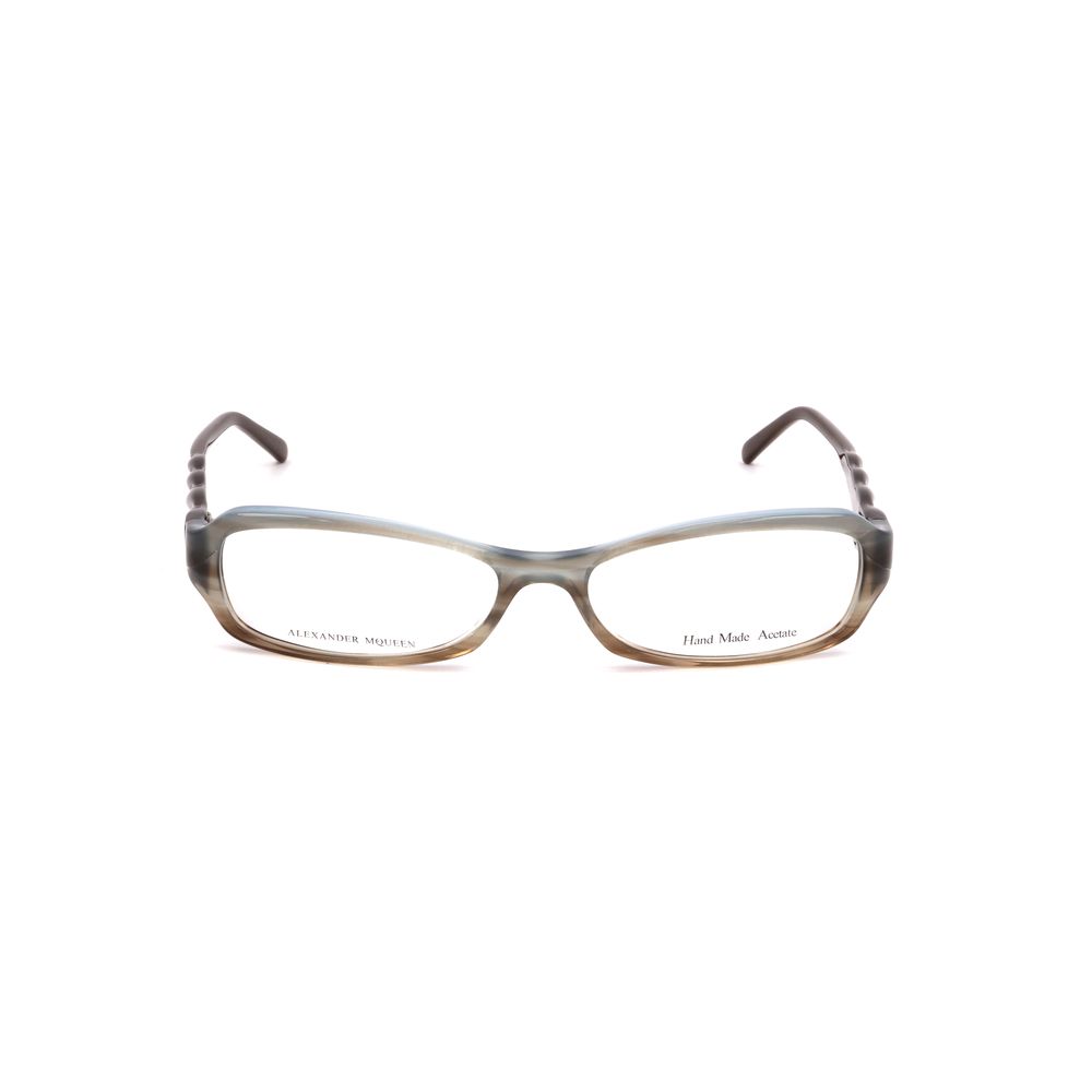 Alexander McQueen Braune Acetat-Brille (Gestell)