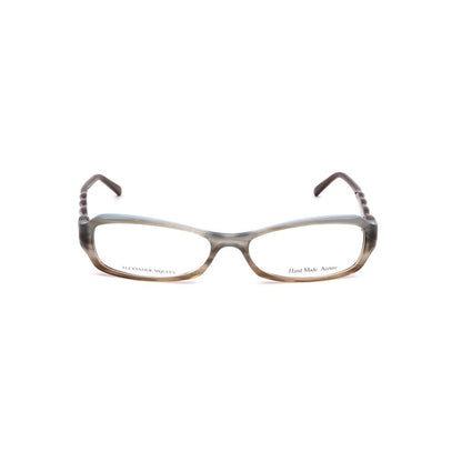 Alexander McQueen Braune Acetat-Brille (Gestell)