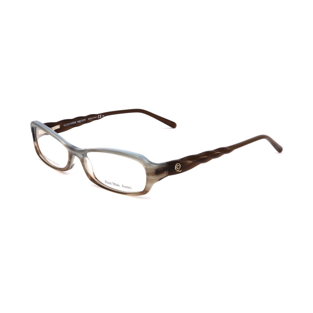 Alexander McQueen Braune Acetat-Brille (Gestell)