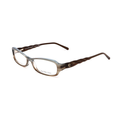 Alexander McQueen Braune Acetat-Brille (Gestell)
