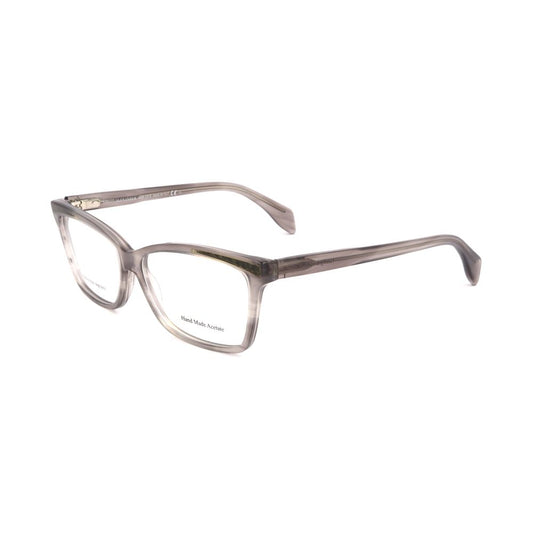 Alexander McQueen Graue Acetat-Brille (Gestell)