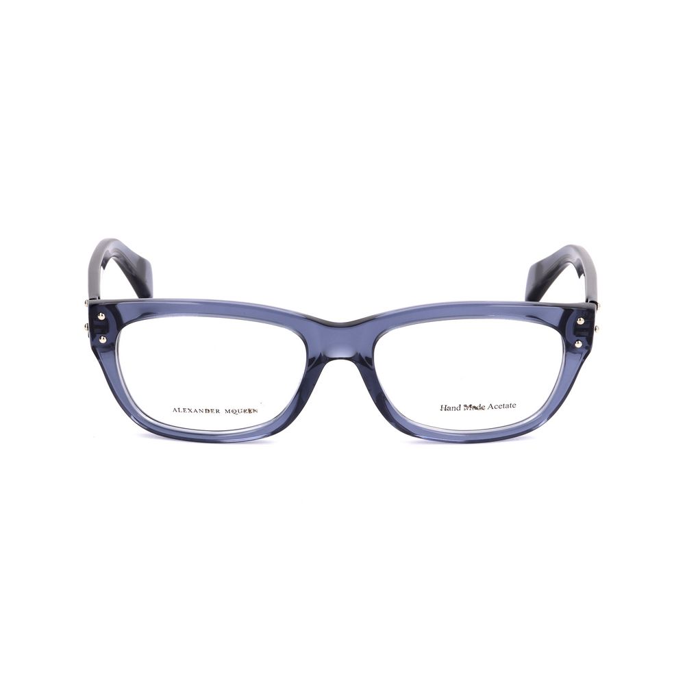 Alexander McQueen Blaue Acetat-Brille (Gestell)