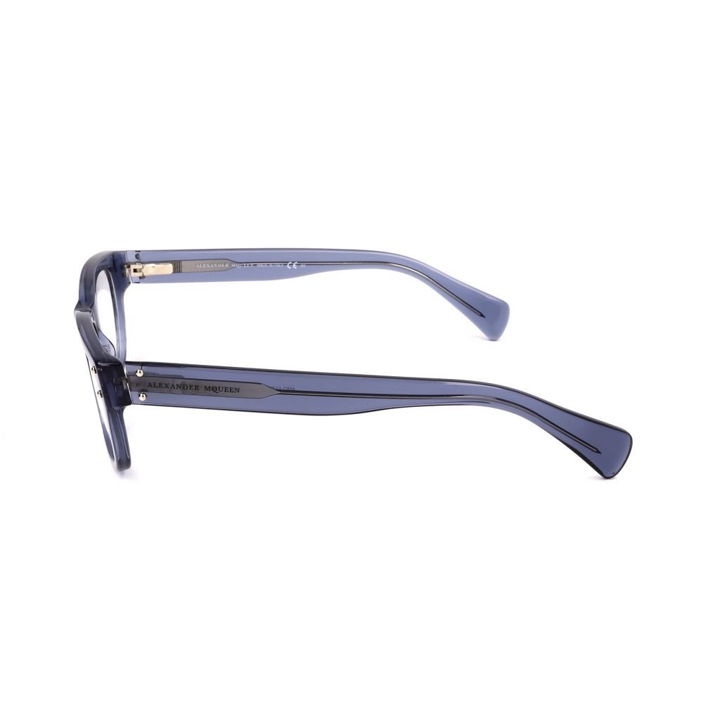 Alexander McQueen Blaue Acetat-Brille (Gestell)