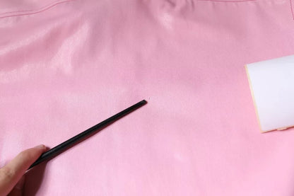 Dolce &amp; Gabbana – Button-Down-Hemd aus rosa Baumwolle mit Kragen