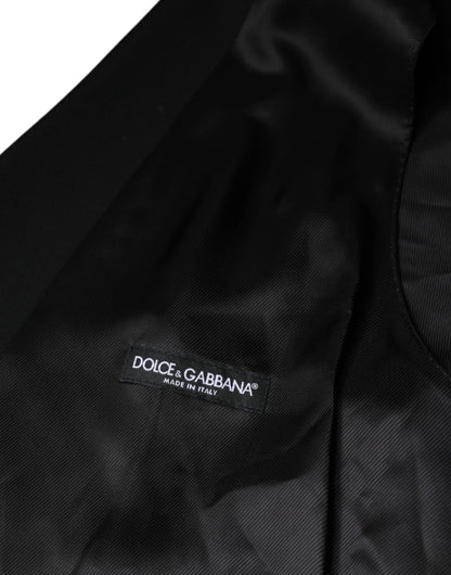 Dolce &amp; Gabbana Schwarze Weste aus Wolle für formelle Anlässe für Herren