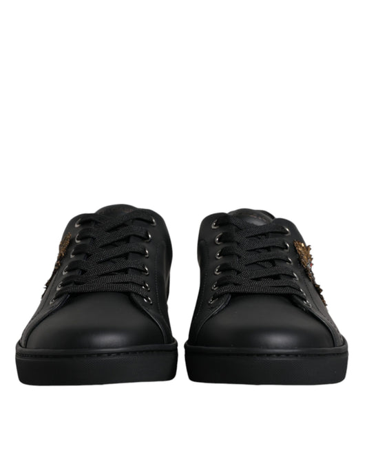 Dolce &amp; Gabbana London Sacred Heart Herren Sneakers Schwarz