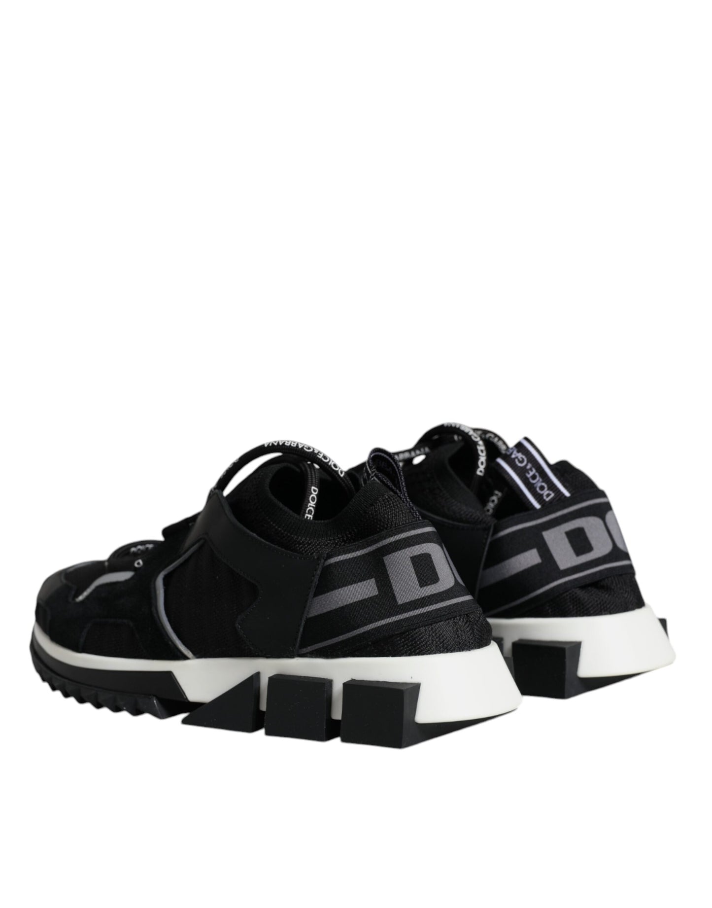 Dolce &amp; Gabbana Sorrento Trekking-Sneakers aus schwarzem Mesh