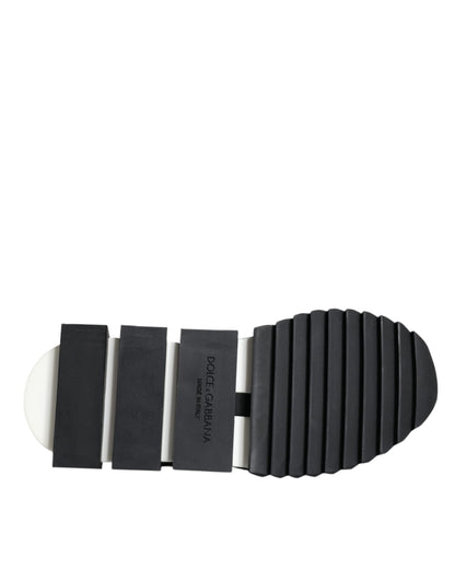 Dolce &amp; Gabbana Sorrento Trekking-Sneakers aus schwarzem Mesh