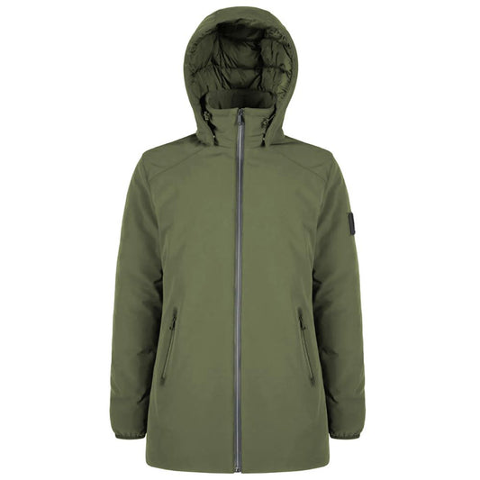 Yes Zee Grüne Nylon Herrenjacke