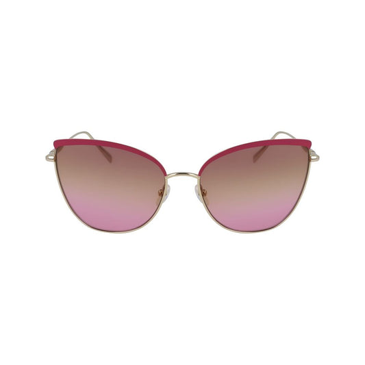 Longchamp Sonnenbrille aus goldenem Metall