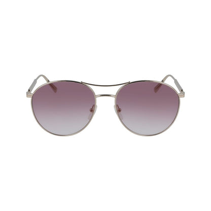 Longchamp Sonnenbrille aus gelbem Metall