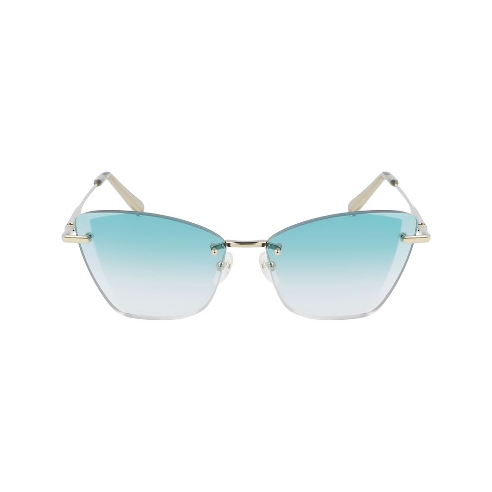 Longchamp Sonnenbrille aus goldenem Metall