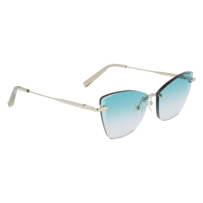 Longchamp Sonnenbrille aus goldenem Metall