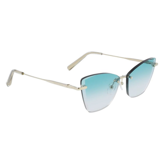 Longchamp Sonnenbrille aus goldenem Metall