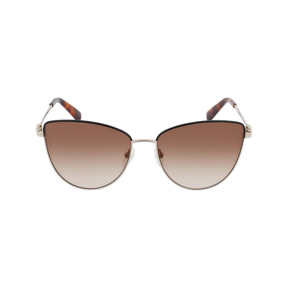 Longchamp Sonnenbrille aus goldenem Metall