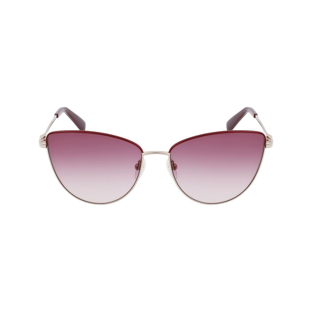 Longchamp Sonnenbrille aus goldenem Metall