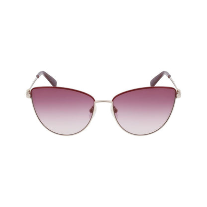 Longchamp Sonnenbrille aus goldenem Metall