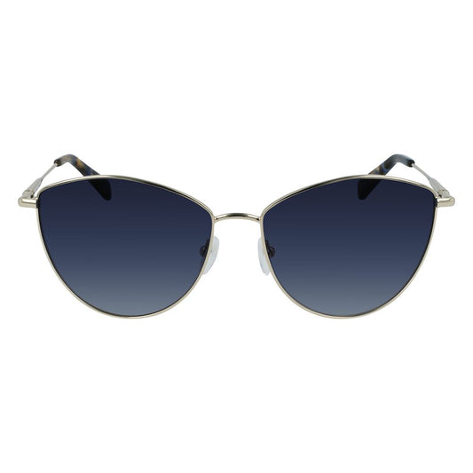 Longchamp Sonnenbrille aus goldenem Metall