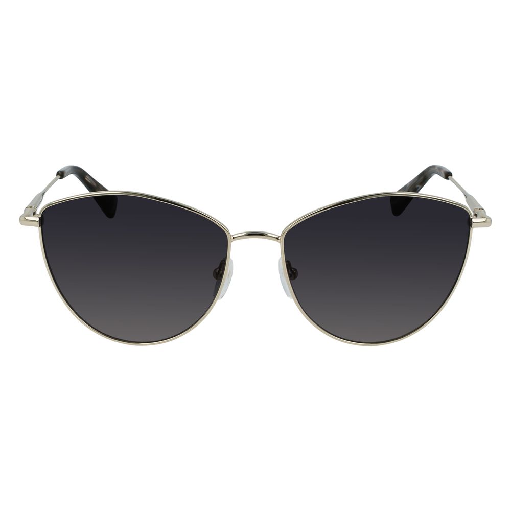 Longchamp Sonnenbrille aus goldenem Metall