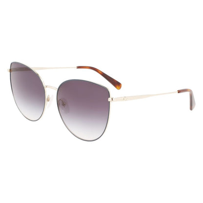 Longchamp Sonnenbrille aus goldenem Metall