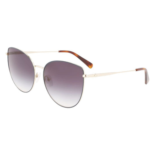 Longchamp Sonnenbrille aus goldenem Metall