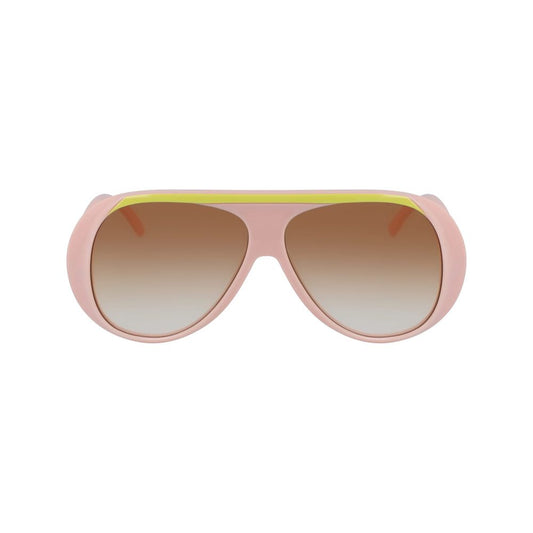 Longchamp Sonnenbrille aus rosa Kunststoff