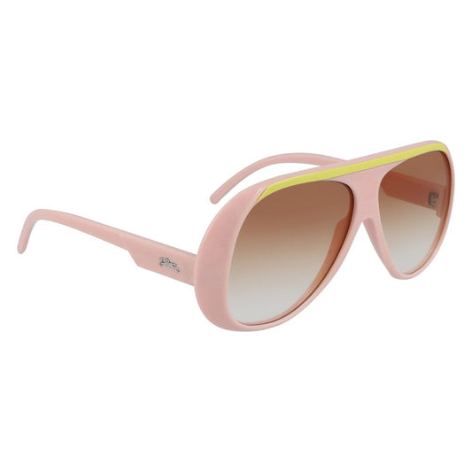 Longchamp Sonnenbrille aus rosa Kunststoff