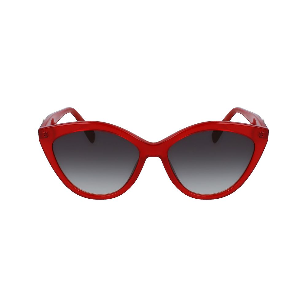 Longchamp – Rote Acetat-Sonnenbrille