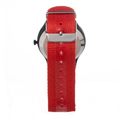 Rote Timex-Nylonuhr