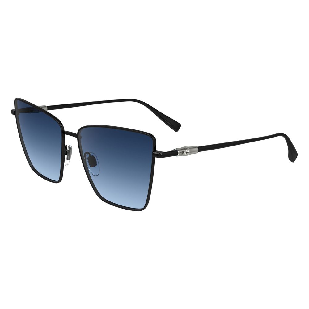 Longchamp Sonnenbrille aus schwarzem Metall