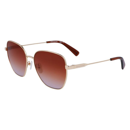 Longchamp Sonnenbrille aus goldenem Metall