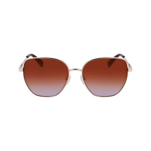 Longchamp Sonnenbrille aus goldenem Metall