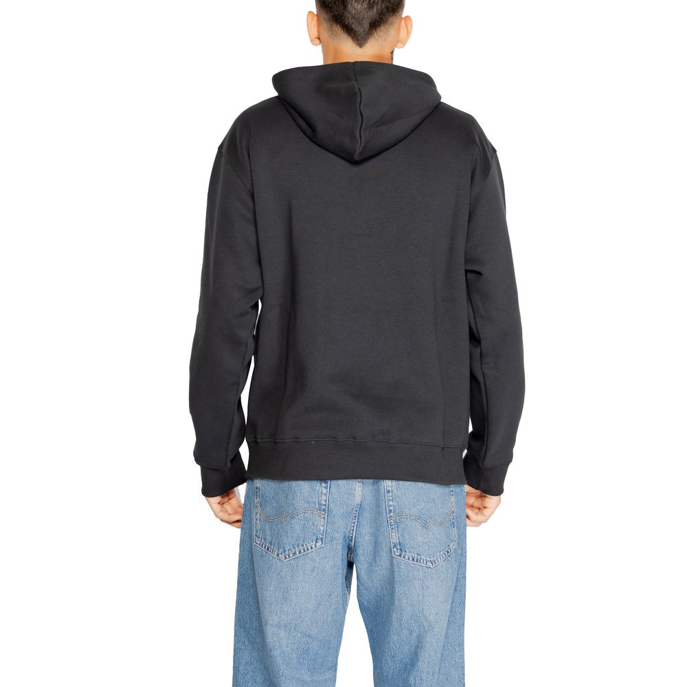 New Balance Schwarzer Baumwoll-Kapuzenpullover
