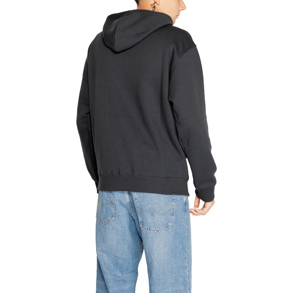New Balance Schwarzer Baumwoll-Kapuzenpullover